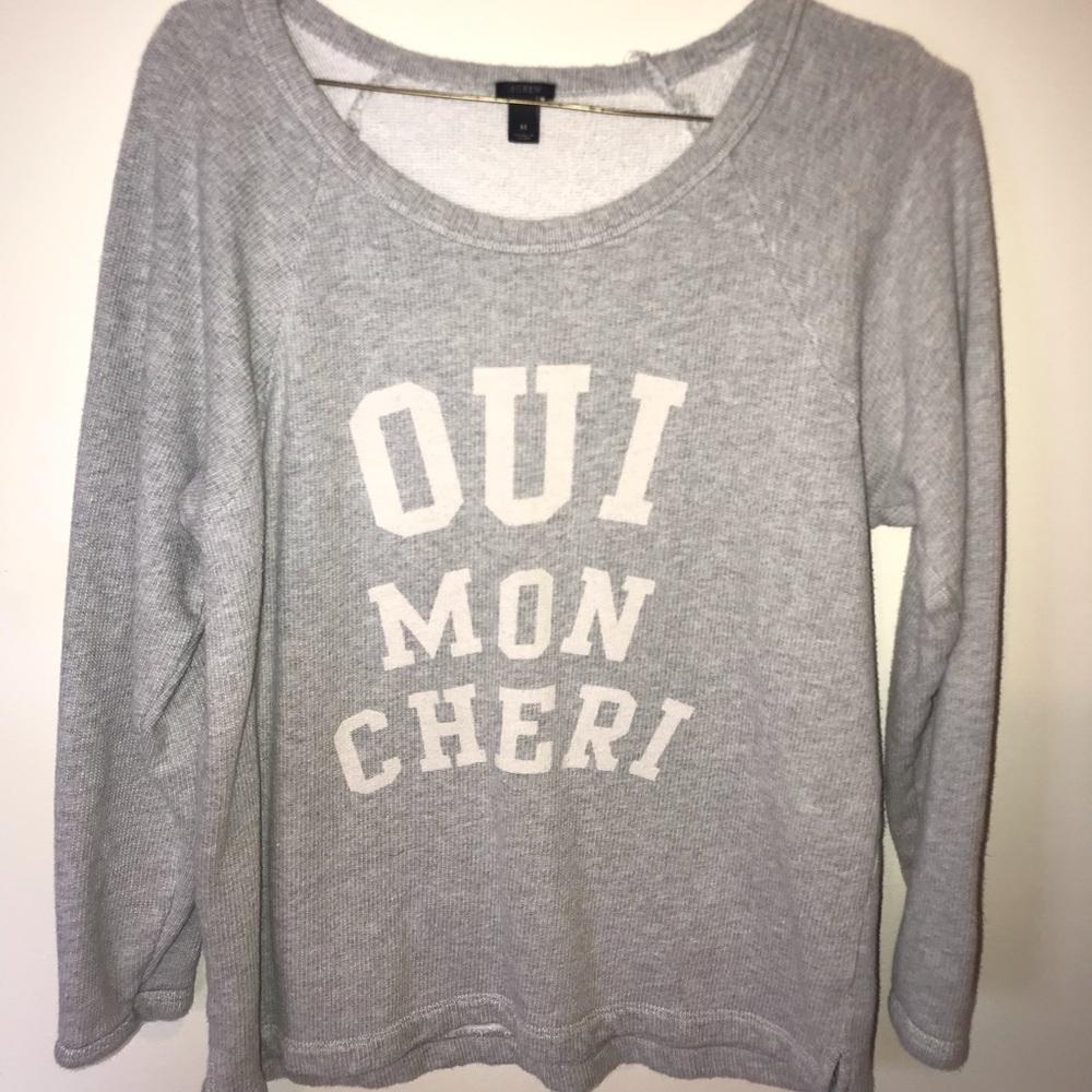 J.Crew Gray Sweatshirt/ Crew neck